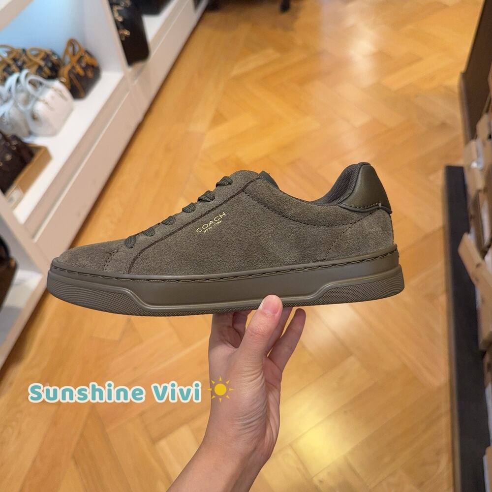 NWT Coach Women's High Line Sneaker Olive CCI49 US 8